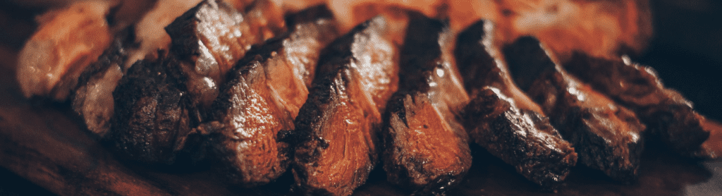 Steak met bruine korst