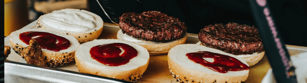 Heerlijke zelfgemaakte hamburgeres