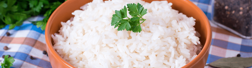 Mooie rijst uit de rijstkoker